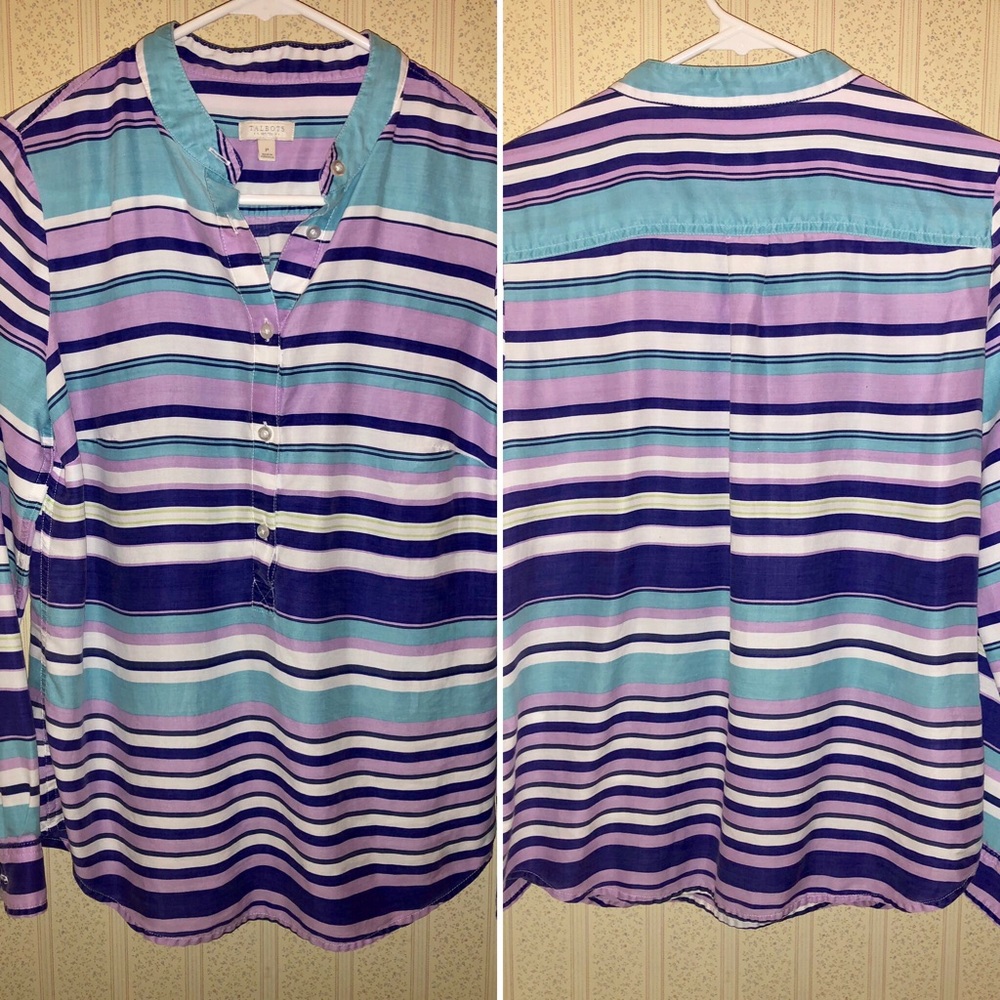 Striped long sleeve shirt